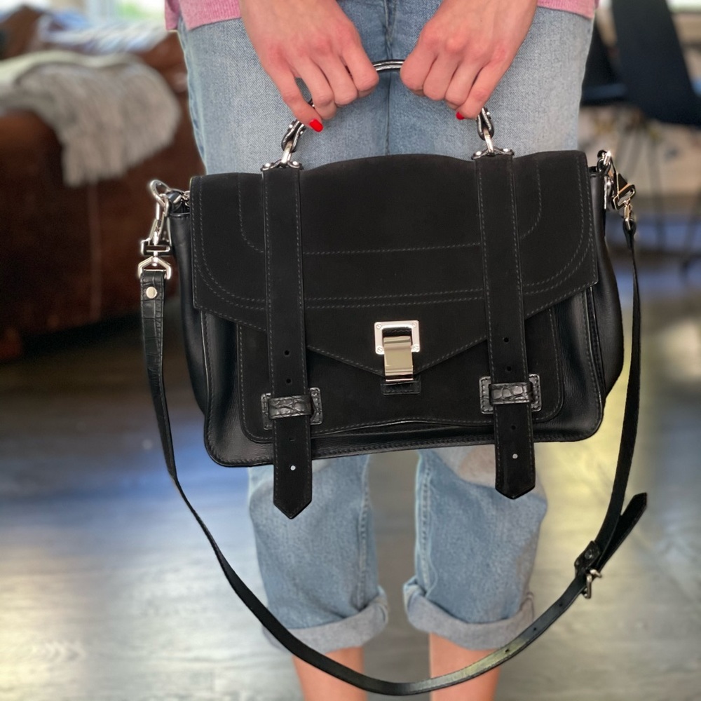Proenza Schouler bag leather & suede